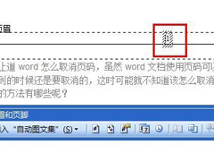 Word怎么删除页码？Word取消页码教程