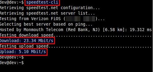  Linux命令行中网速测试方法详解