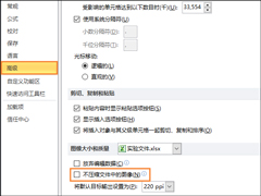 Excel图片打印不清晰怎么设置？不压缩文件中的图像的方法