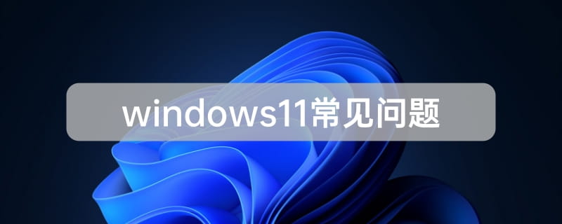 windows11系统常见问题汇总