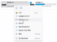 Win11 BitLocker驱动器加密怎么使用 Win11 BitLocker驱动器加密使用方法