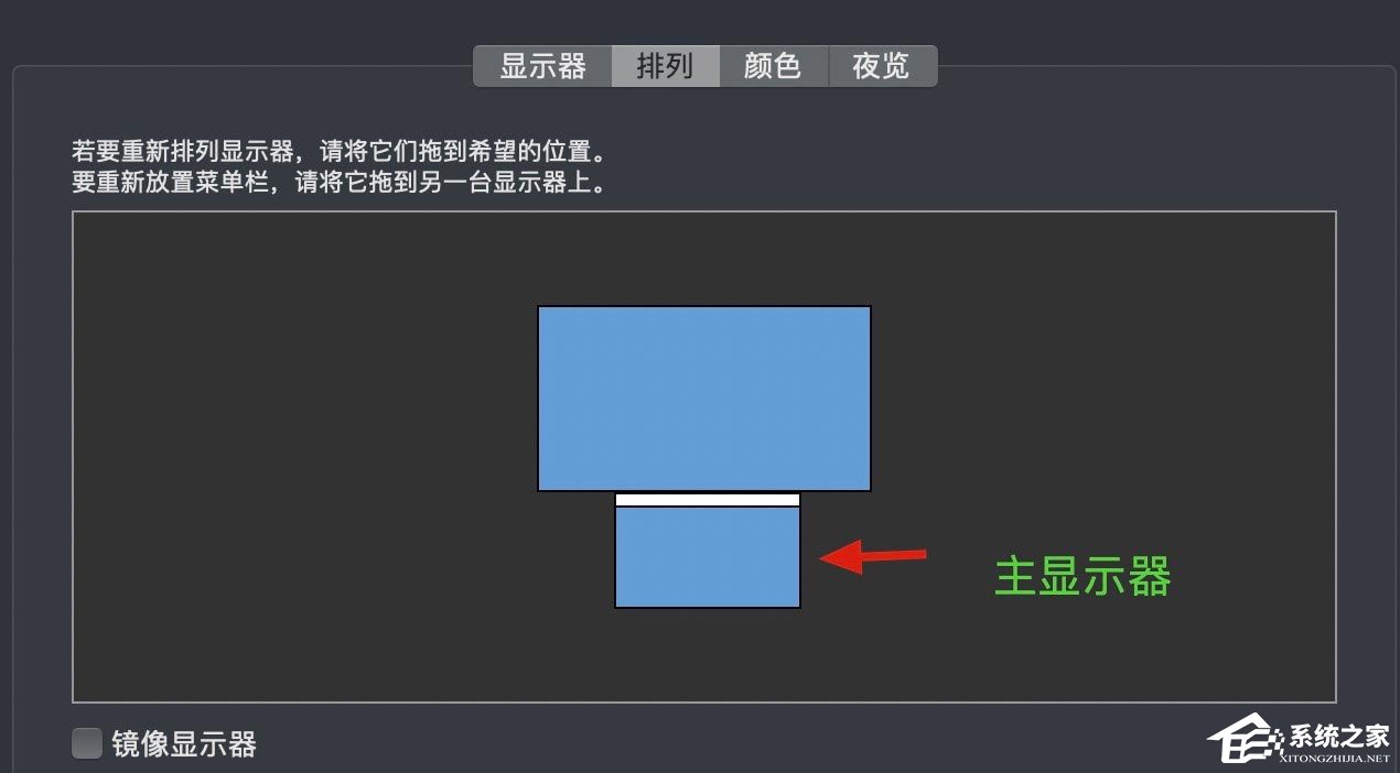 苹果Mac外接显示器怎么设置主屏幕？苹