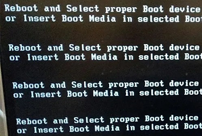 开机黑屏出现reboot and select解决方法