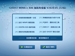 GHOST WIN8.1 X86 装机专业版 V2020.05 (32位)